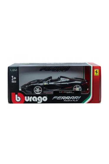 Bburago model laferrari aperta black 1:24
