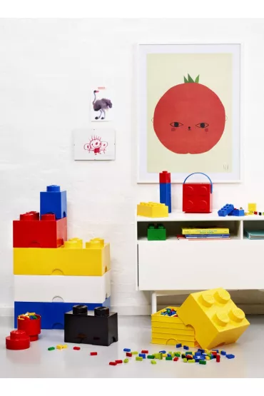 Pojemnik klocek LEGO Brick 1 czerwony