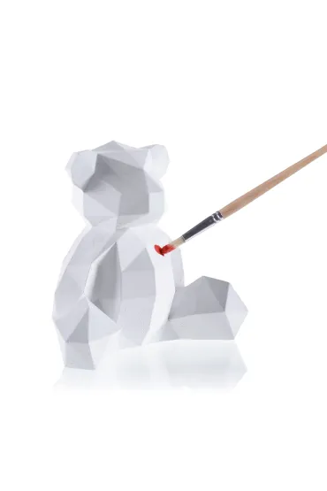 Kolorowanka 3D Anoufa Bear