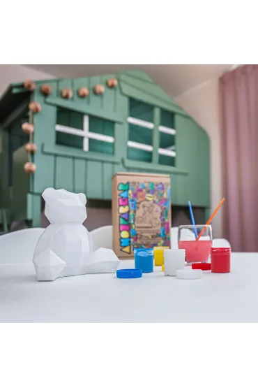 Kolorowanka 3D Anoufa Bear