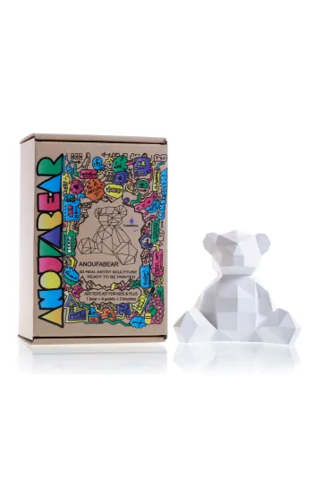 Kolorowanka 3D Anoufa Bear