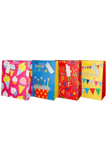 incood. Torba prezentowa 26x32 happy birthday