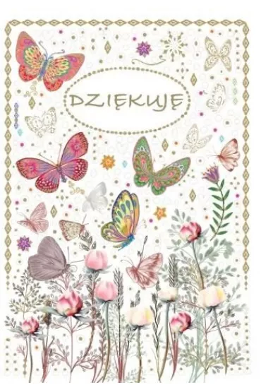 Trend Kartka okoliczno�ciowa Dzi�kuj�