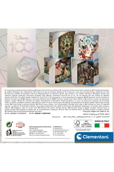 Puzzle 1000 el. Disney 100 The Avengers Clementoni