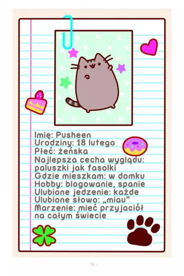 To ja, Pusheen - Claire  Belton