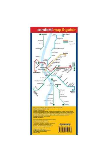 Budapeszt map&guide PL laminat 2024