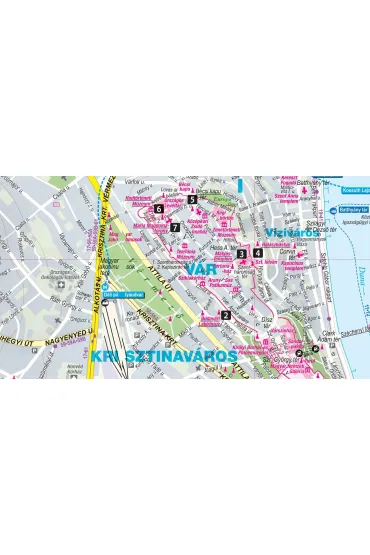 Budapeszt map&guide PL laminat 2024