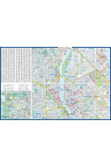 Budapeszt map&guide PL laminat 2024