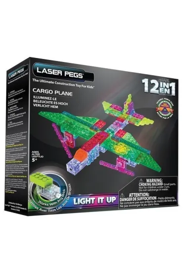 Laser Pegs 12 in 1 Cargo Plane
