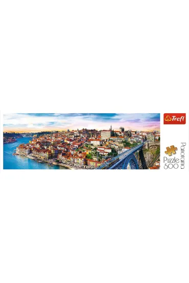 Puzzle panoramiczne 500 el. Porto, Portugalia Trefl