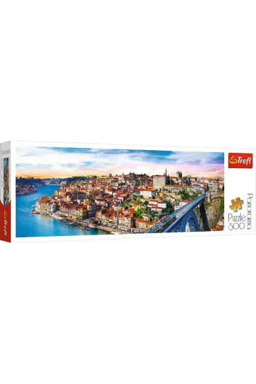 Puzzle panoramiczne 500 el. Porto, Portugalia Trefl