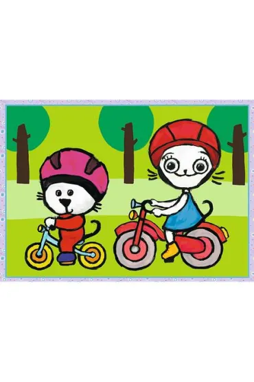 Puzzle 4w1 Dzie� Kici Koci Trefl