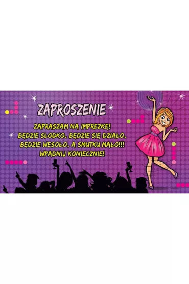 Stamp Zaproszenia Young nr 14 10 szt.