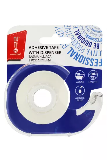MemoBe Ta�ma klej�ca z podajnikiem 18mm x 30m