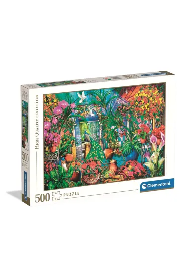 Puzzle 500 el. HQ Greenhouse Caretakers Clementoni