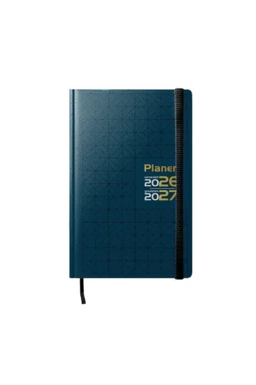 Planer 2026/2027 A5 tygodniowy granatowy