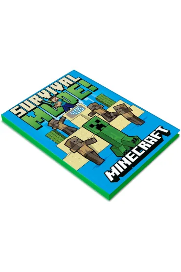 Notatnik z zegarkiem LCD Minecraft MIN4331