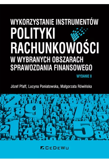 Wykorzystanie instrument�w polityki... - J�zef Pfaff, Lucyna Poniatowska, Ma�gorzata R�wi�ska-Kral