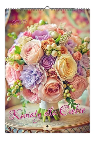 Kalendarz �cienny A3 V.3 Kwiaty