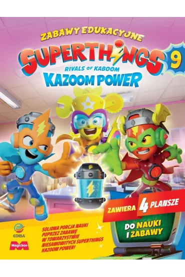 SuperThings Rivals of Kaboom. Kazoom Power. Zabawy edukacyjne 9