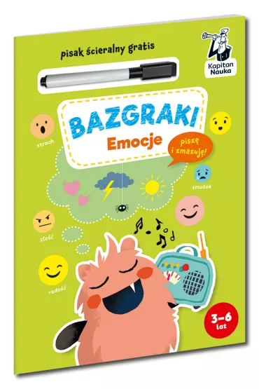 Bazgraki. Emocje. Kapitan Nauka - Monika  Sobkowiak