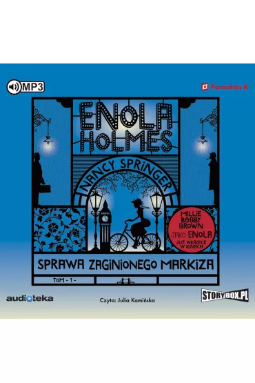 Audiobook Sprawa zaginionego markiza. Enola Holmes. Tom 1 CD - Nancy Springer