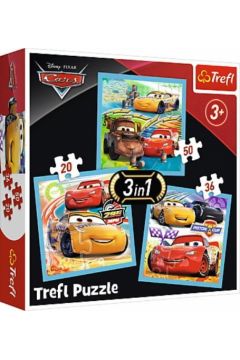 Puzzle 3w1 Przygotowania do wycigu Trefl