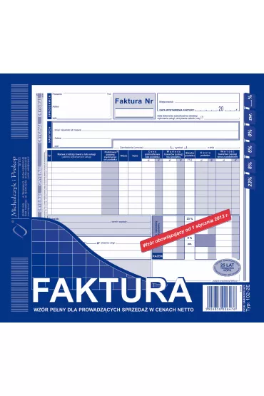 Michalczyk i Prokop Druk Faktura 2/3 A4