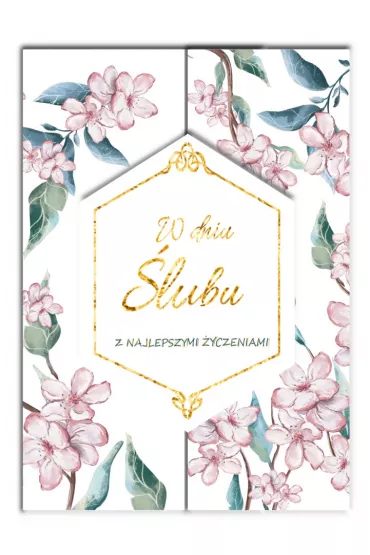 Henry Karnet A5 rozk�adany z bilecikiem HS �lub jab�o�