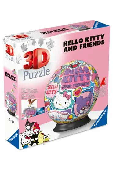 Puzzle 3D: Hello Kitty Kula 72 el. Ravensburger