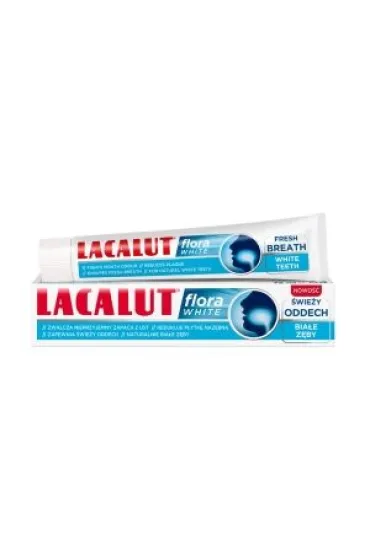 Lacalut Pasta do z�b�w Flora White 75 ml