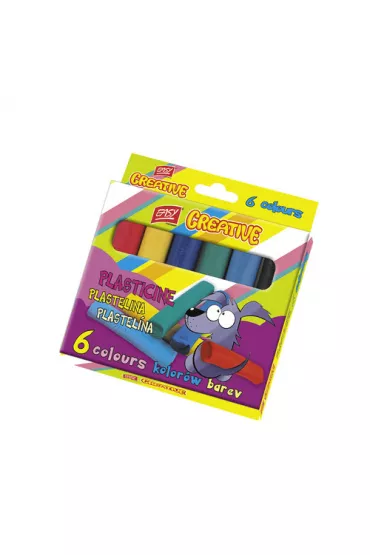 Easy Stationery Plastelina COL-006 6 szt.
