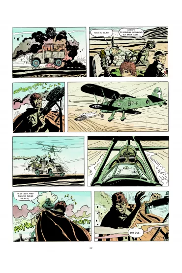 Mistrzowie Komiksu Pustynne Skorpiony - Hugo Pratt