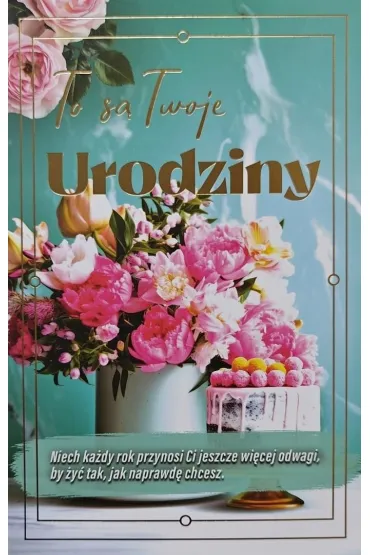 Yeku Karnet urodziny z wymiennymi cyframi JCX-237