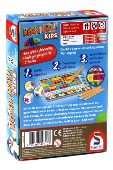 Gra Jeszcze raz! Junior Noch Mal Kids! Schmidt - Brand Inka