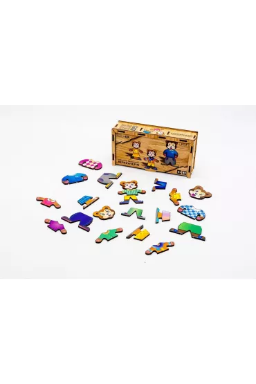 Puzzle Uk�adanka drewniana Nied�wiedzie PuzzleOK