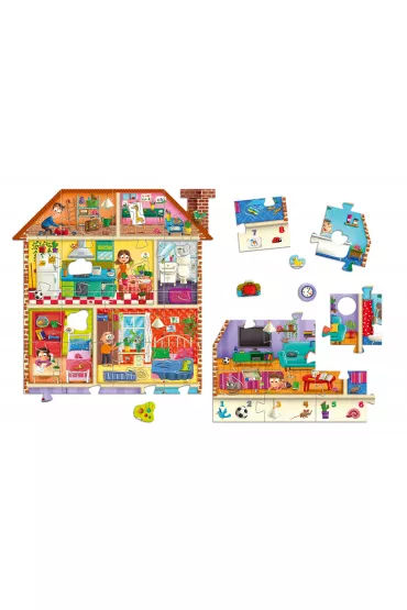 Puzzle Maxi ukadanka z dziurkami Mj dom Granna - Daniel Wodarski, Pawe Wieczorkowski