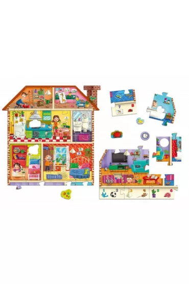 Puzzle Maxi ukadanka z dziurkami Mj dom Granna - Daniel Wodarski, Pawe Wieczorkowski