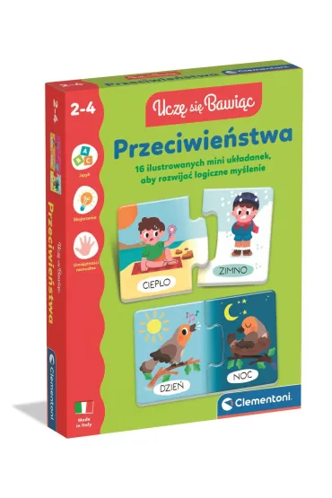 Przeciwie�stwa uk�adanka edukacyjna 2-4l CLEMENTONI 50434  CLM