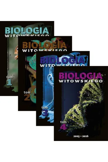 Pakiet Biologia. Matura 2005-2026. Zbi�r zada�. Tomy 1-4 - Dariusz Witowski, Jan Sylwester Witowski