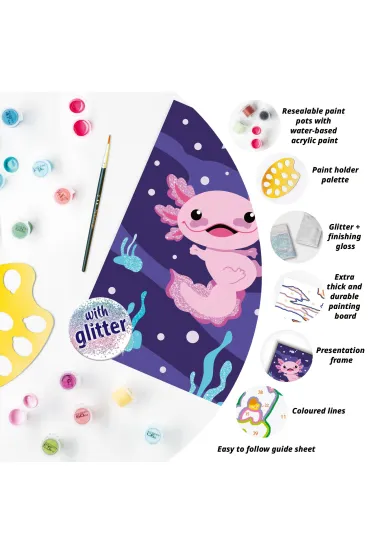 Malowanie po numerach CreArt - Wild Animals Aksolotl Ravensburger
