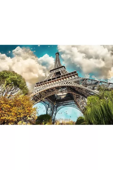 Puzzle 1000 el. Wie�a Eiffel w Pary�u, Francja Trefl