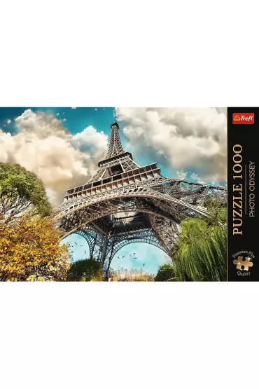Puzzle 1000 el. Wie�a Eiffel w Pary�u, Francja Trefl