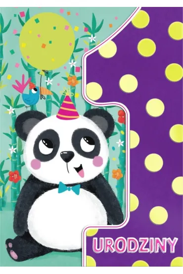 Karnet Urodzinowy 1 A5 z kopert� Panda HENRY 487851 HEN