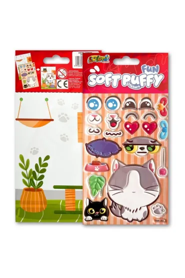 Penmate Naklejki puffy Fun with Kitty