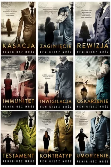 Pakiet Joanna Chy�ka. Tomy 1-9: Kasacja, Zagini�cie, Rewizja, Immunitet, Inwigilacja, Oskar�enie, Testament, Kontratyp, Umorzenie - Remigiusz Mr�z