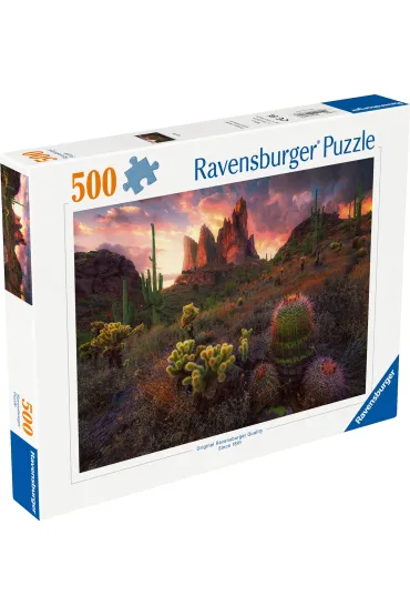 Puzzle 500 el. Kaktusy Ravensburger