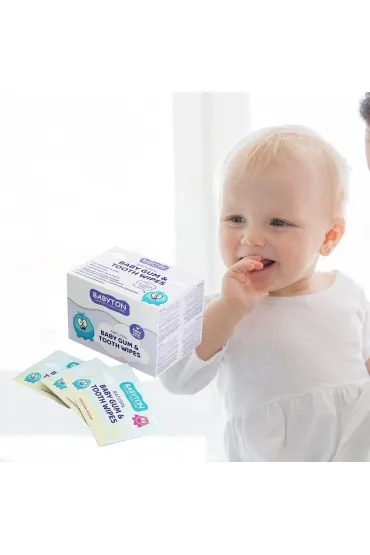 Babyton Naturalne chusteczki do pielgnacji dzise i zbw dla niemowlt, bezpieczny od narodzin 25 szt.