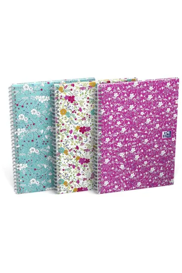 Oxford Ko�onotatnik Floral A5 kratka 60 kartek