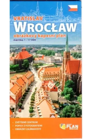 Wroc�aw - plan kieszonkowy rysunkowy CS - 2025